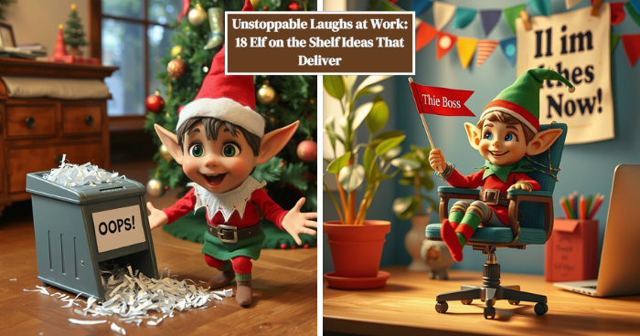 Unstoppable Laughs at Work: 18 Elf on the Shelf Ideas That Deliver